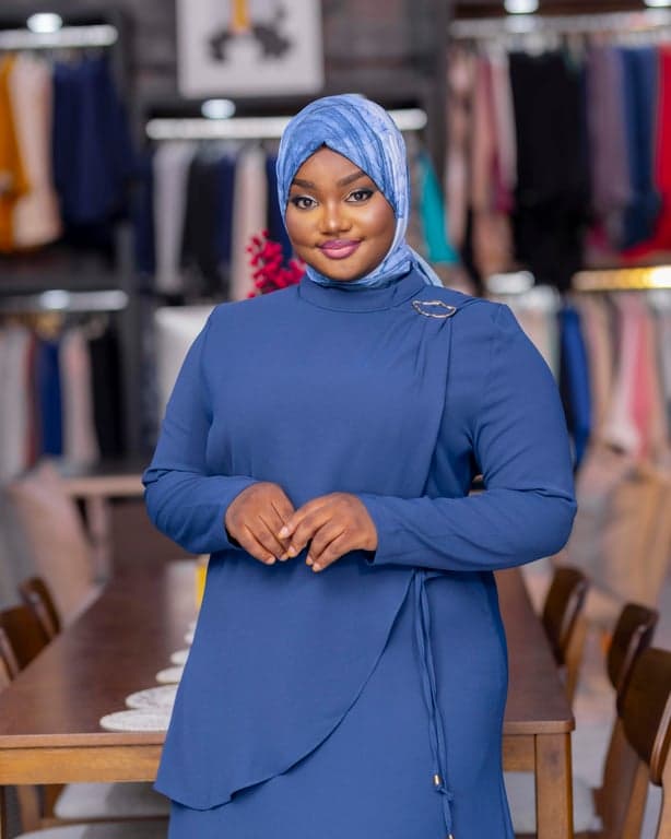 Cobalt Blue Wrap Tunic Set — view 3
