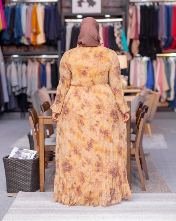 Floral Pleated Maxi Dress — view 2