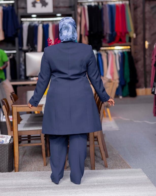 Navy Blue Two-Piece Suit — view 2