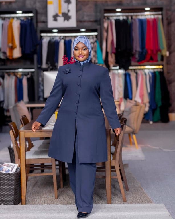 Navy Blue Two-Piece Suit — view 1