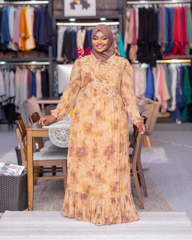 Floral Pleated Maxi Dress — view 1