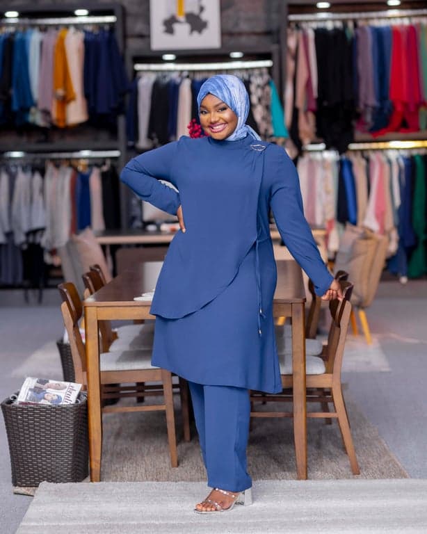 Cobalt Blue Wrap Tunic Set — view 1